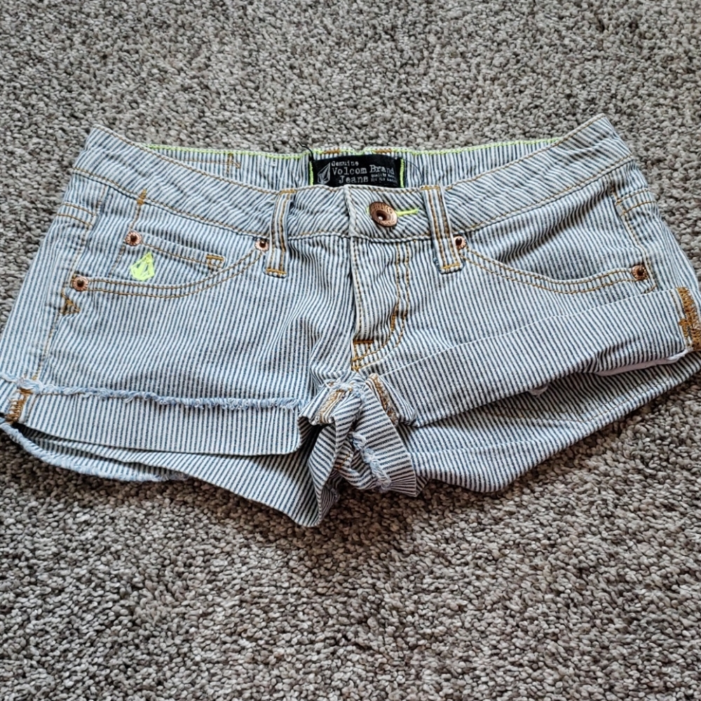 Blue stripe shorts